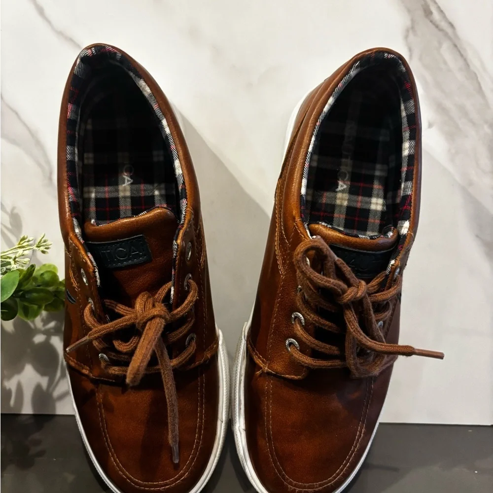 Nautica Brown Kids Lace-Up Shoes